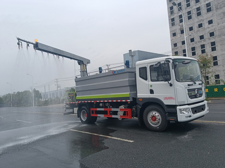 360度全景東風(fēng)D9鐵路抑塵車-程力CLW5180TDY6CD_大同煤場抑塵灑水車_運(yùn)煤抑塵劑固化劑噴灑